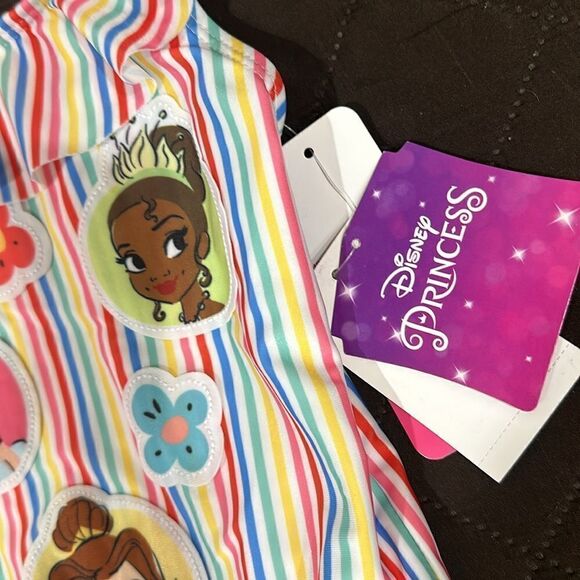 12 month Swimsuit Lot Baby Shark Disney Princess Carters Watermelon Girls NWT - Picture 4 of 9